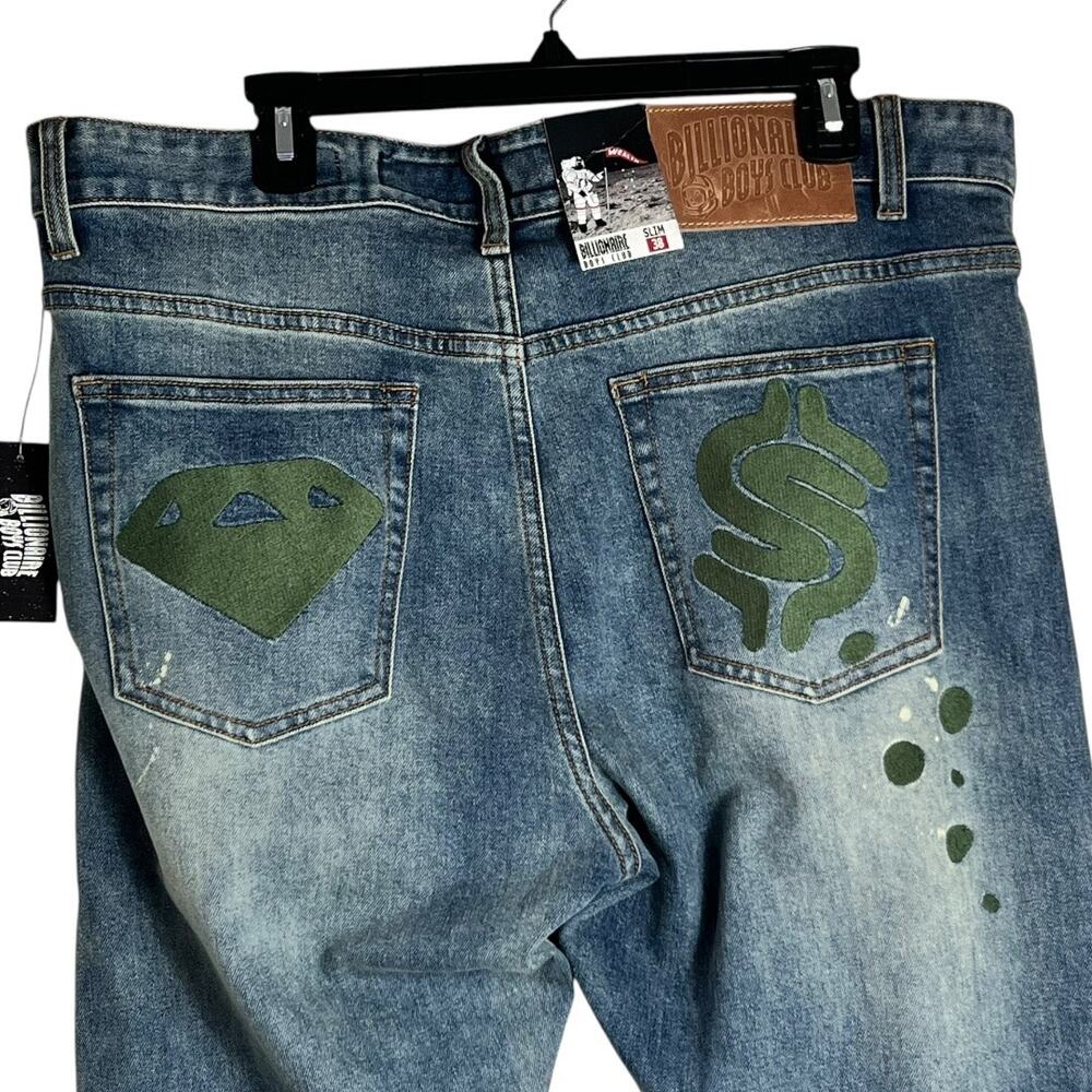 Billionaire Boys Club Moonrocks Slim Fit Jeans Men Size 38 - Picture 5 of 13